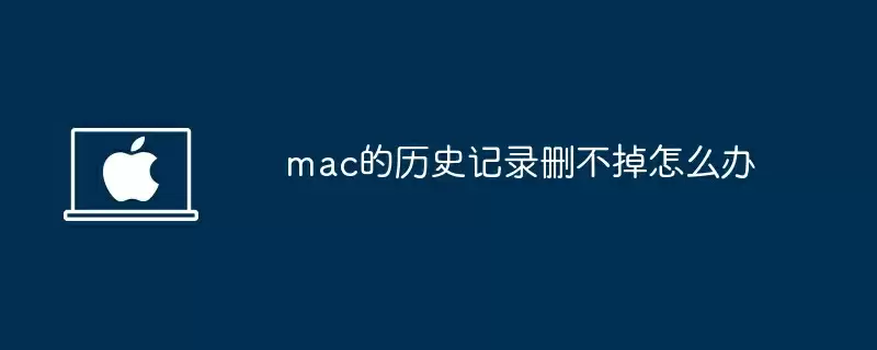 mac的历史记录删不掉怎么办