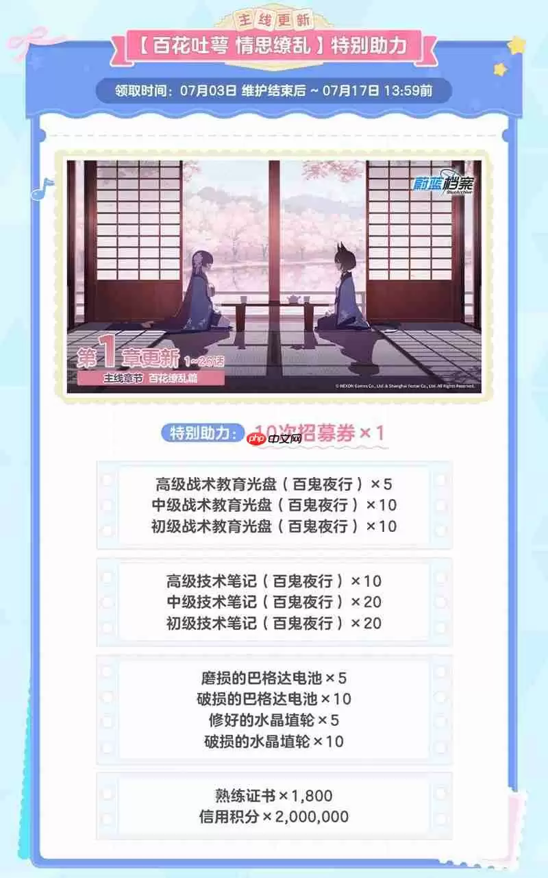 蔚蓝档案最新二周年兑换码 国服二周年官方福利礼包