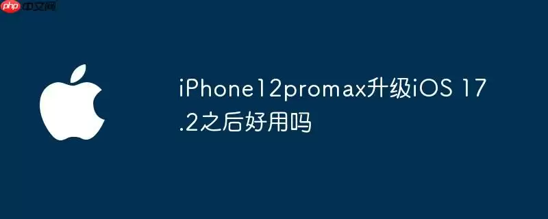 iphone12promax升级ios 17.2之后好用吗