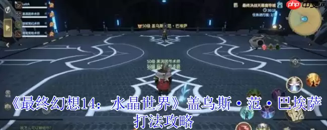 最终幻想14水晶世界盖乌斯范巴埃萨终极讨伐指南