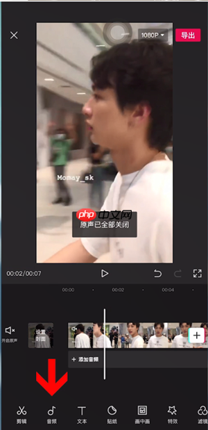 抖音剪映怎么把原声去掉 剪映去掉原声方法介绍