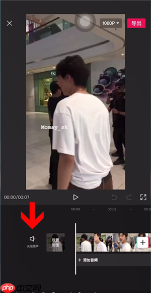 抖音剪映怎么把原声去掉 剪映去掉原声方法介绍