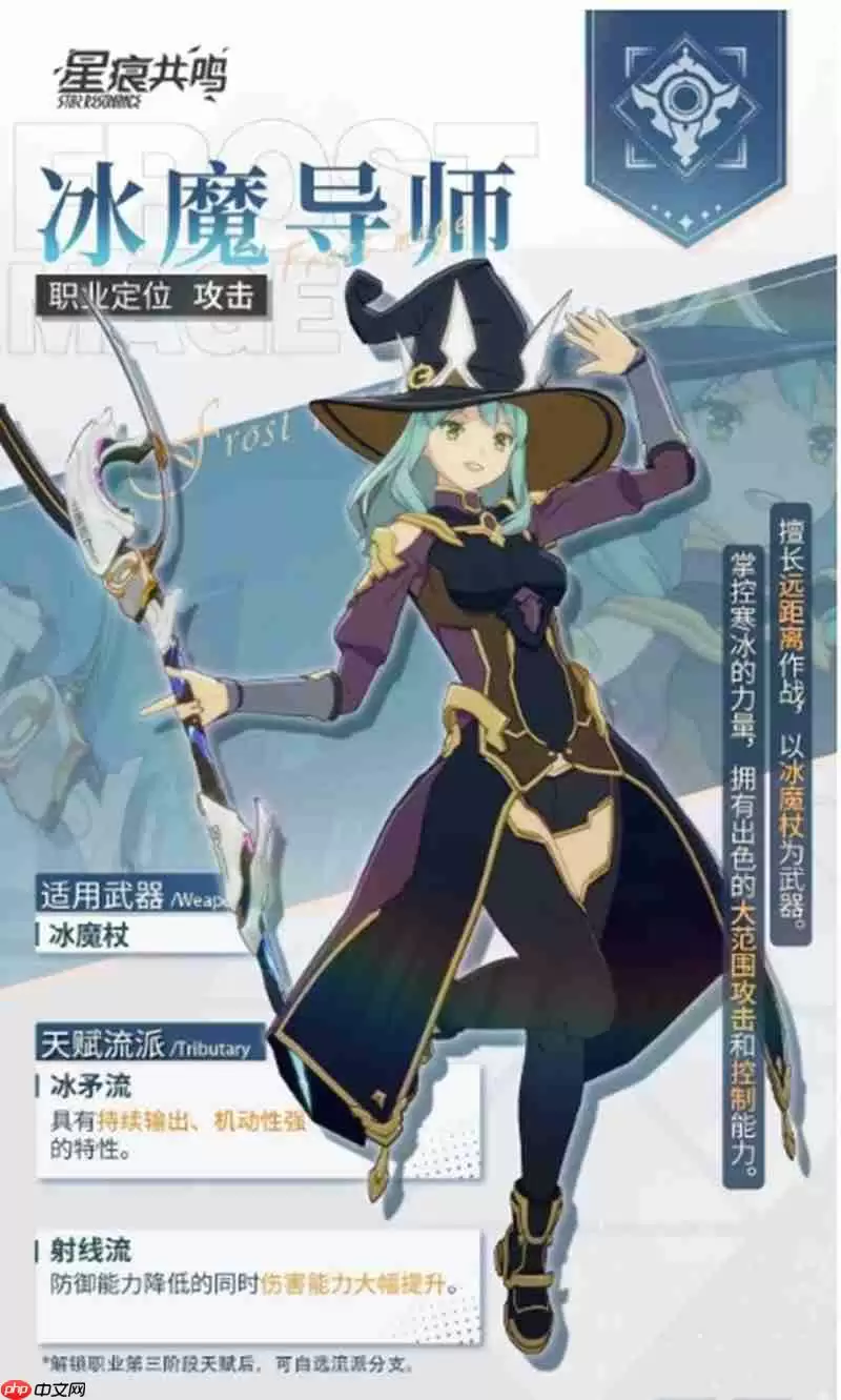 星痕共鸣冰魔导师怎么玩 冰魔导师装备搭配攻略