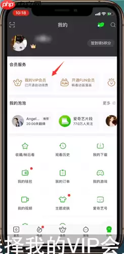 爱奇艺会员自动续费怎么关闭 爱奇艺会员自动续费关闭方法