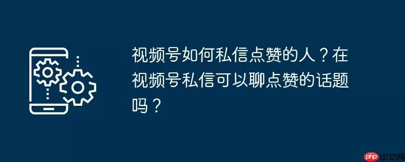 视频号如何私信点赞的人?在视频号私信可以聊点赞的话题吗?