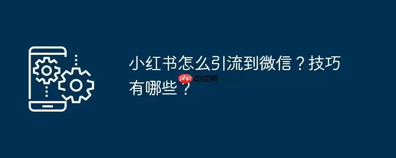 小红书怎么引流到微信？技巧有哪些？