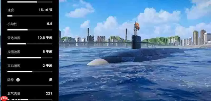 现代战舰潜艇怎么选 最强潜艇性能详细对比