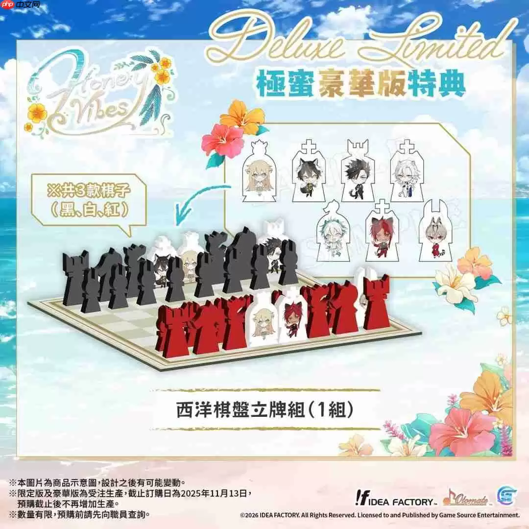 最新乙女游戏《Honey Vibes》 亚洲繁体中文版预定于2026年1月22日发售!