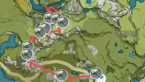 原神清心采集路线图