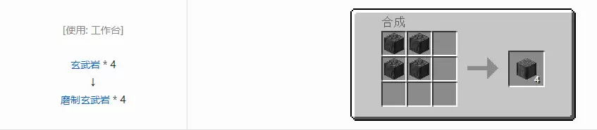 我的世界磨制玄武岩怎么做