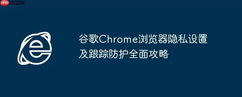 谷歌Chrome浏览器隐私设置及跟踪防护全面攻略
