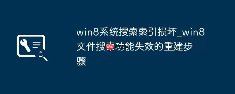 win8系统搜索索引损坏_win8文件搜索功能失效的重建步骤