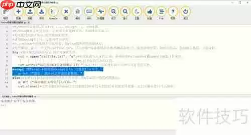 Python异常处理：实例解读与应用技巧