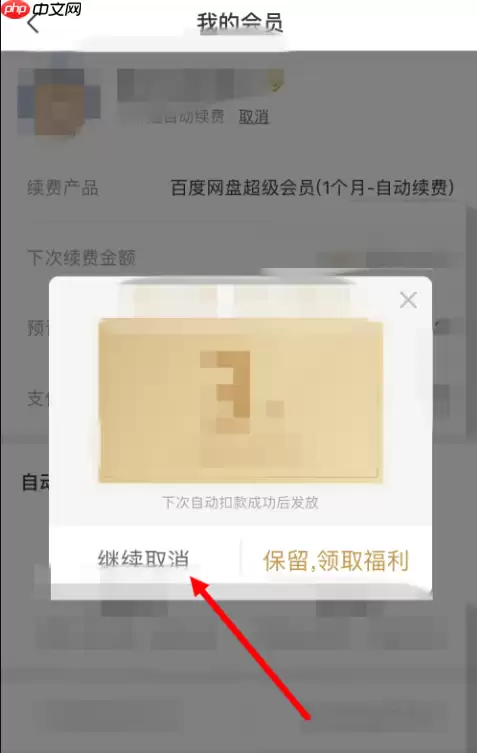 百度网盘如何取消会员自动续费 百度网盘取消自动续费的方法