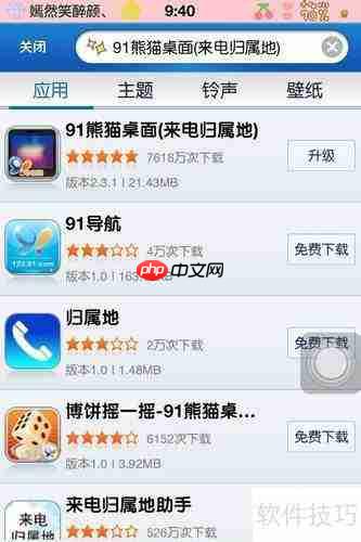 91熊猫桌面：轻松为iPhone更换主题风格