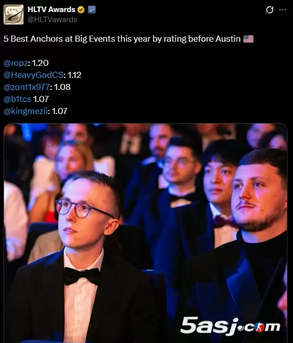 HLTV数据统计：奥斯汀Major前最佳主点人排名TOP5