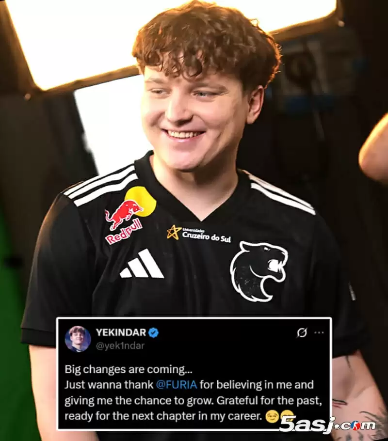 YEKINDAR正式加盟FURIA战队 拉脱维亚选手留队 奥斯汀Major表现亮眼