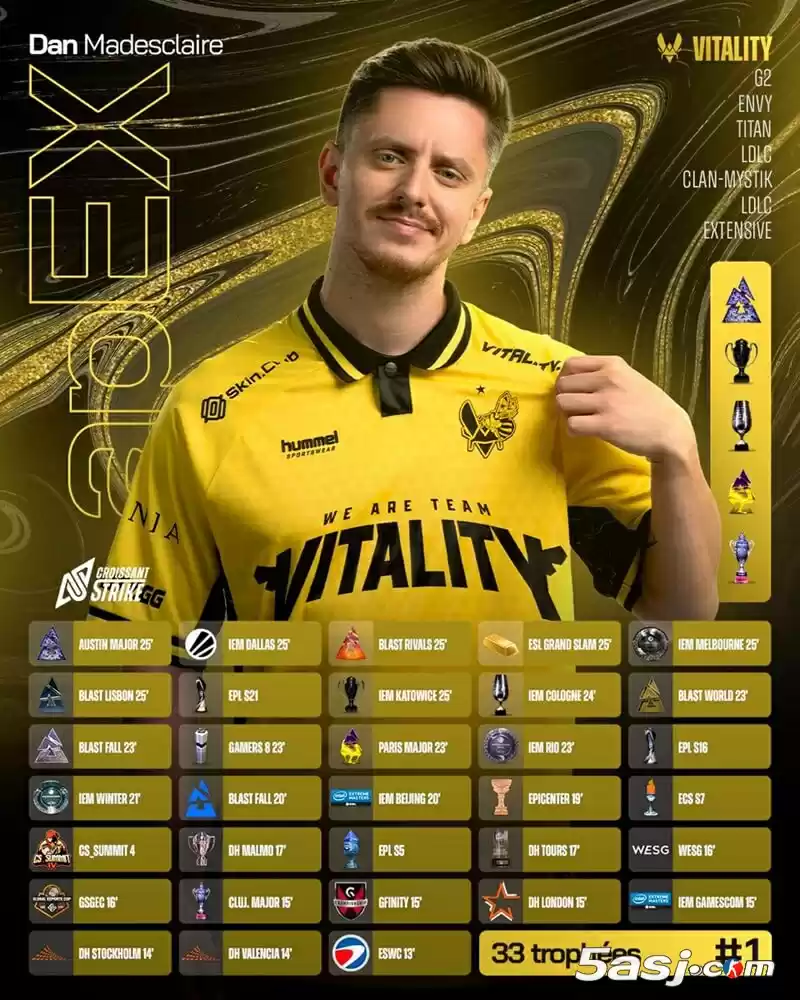 apEX斩获33冠登顶CS历史第一人！奥斯汀Major成就三冠王伟业