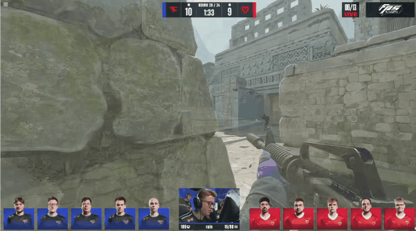 奥斯汀Major战报：rain状态爆棚！FaZe 13-10力克MOUZ晋级1-1组