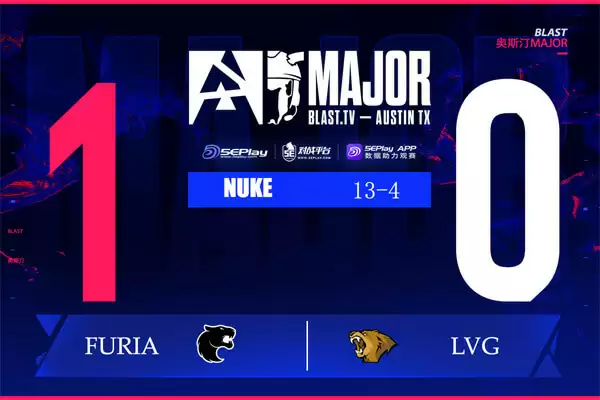 奥斯汀Major第二阶段 FURIA 13-4 LVG molodoy超神 YEKINDAR爆发