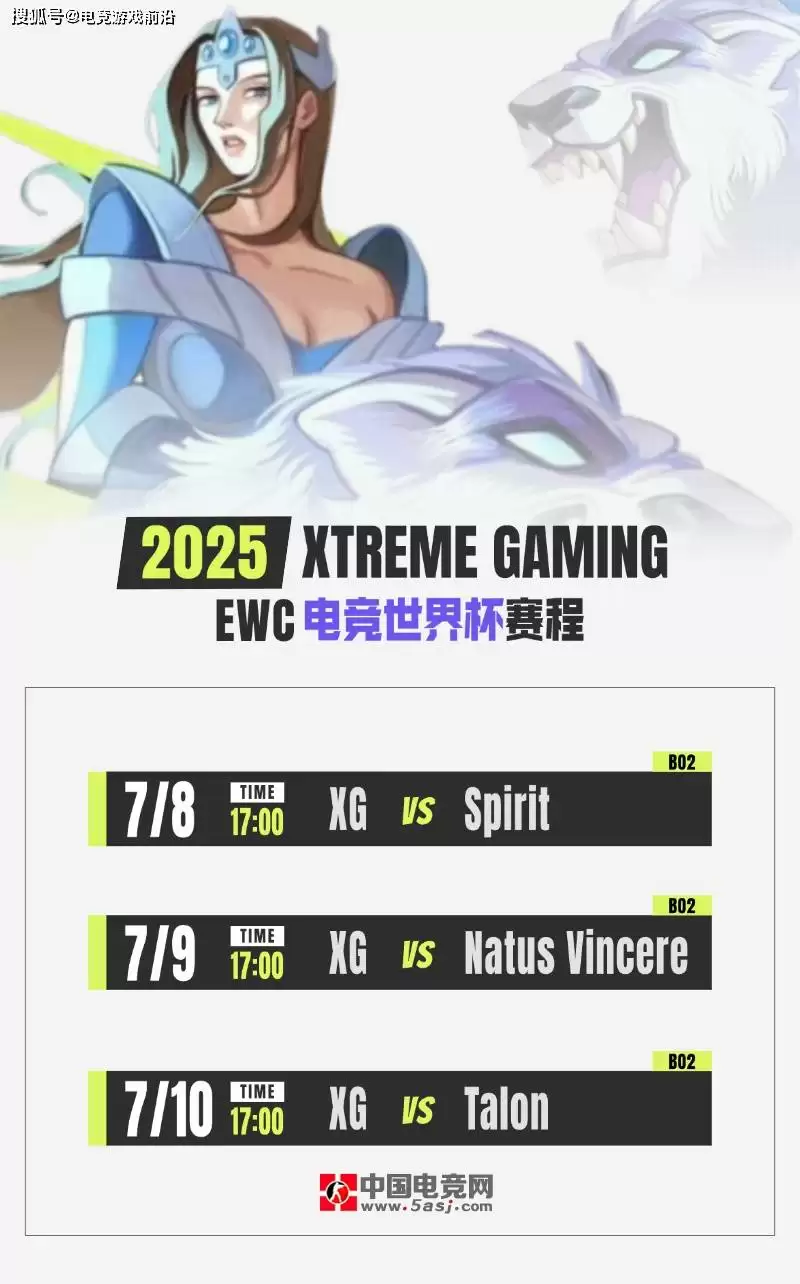 DOTA2电竞世界杯(EWC)今日17:00开战：中国独苗XG首战卫冕冠军Team Spirit 