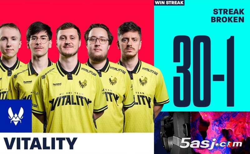从足球34连胜到CS的30连胜:深度解读Vitality连胜纪录的含金量 从足球34连胜到CS的30连胜:深度解读Vitality连胜纪录的含金量