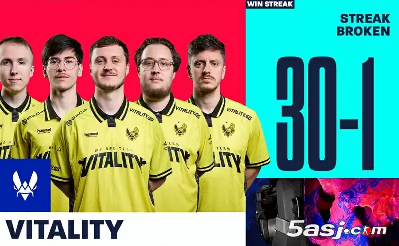 从足球34连胜到CS的30连胜：深度解读Vitality连胜纪录的含金量