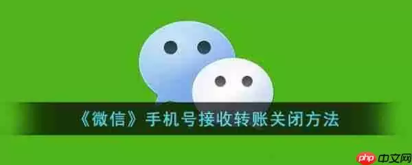 微信手机号接收转账怎么关闭 手机号接收转账关闭方法