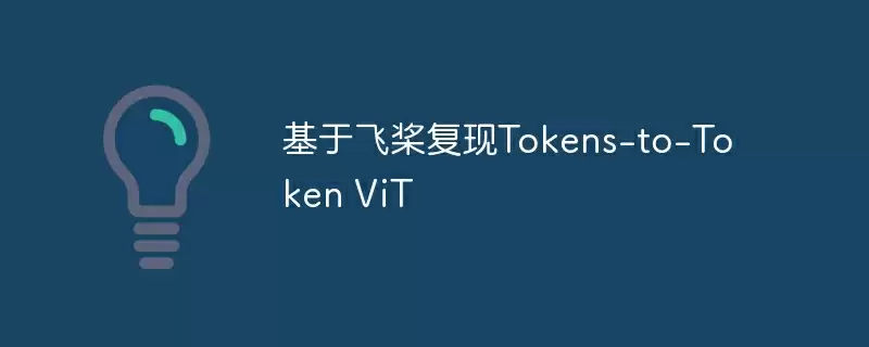 基于飞桨复现tokens-to-token vit - 游乐网