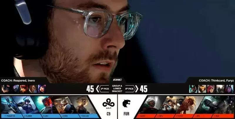 2025 EWC电竞世界杯《英雄联盟》A组生死战：FUR战术碾压送C9回家 