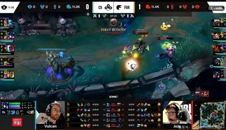2025 EWC电竞世界杯《英雄联盟》A组生死战：FUR战术碾压送C9回家 