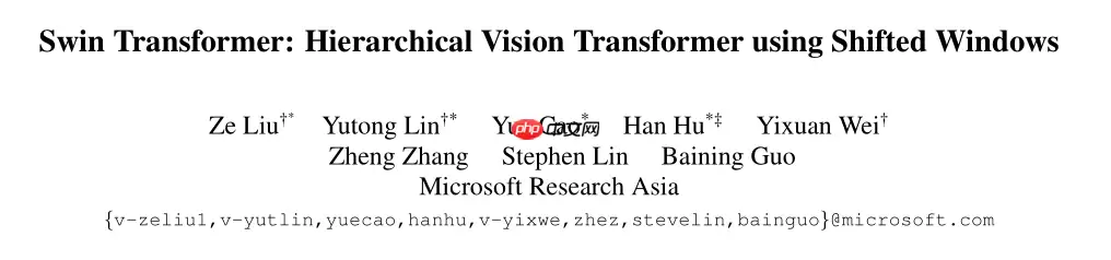 浅析 Swin Transformer - 游乐网