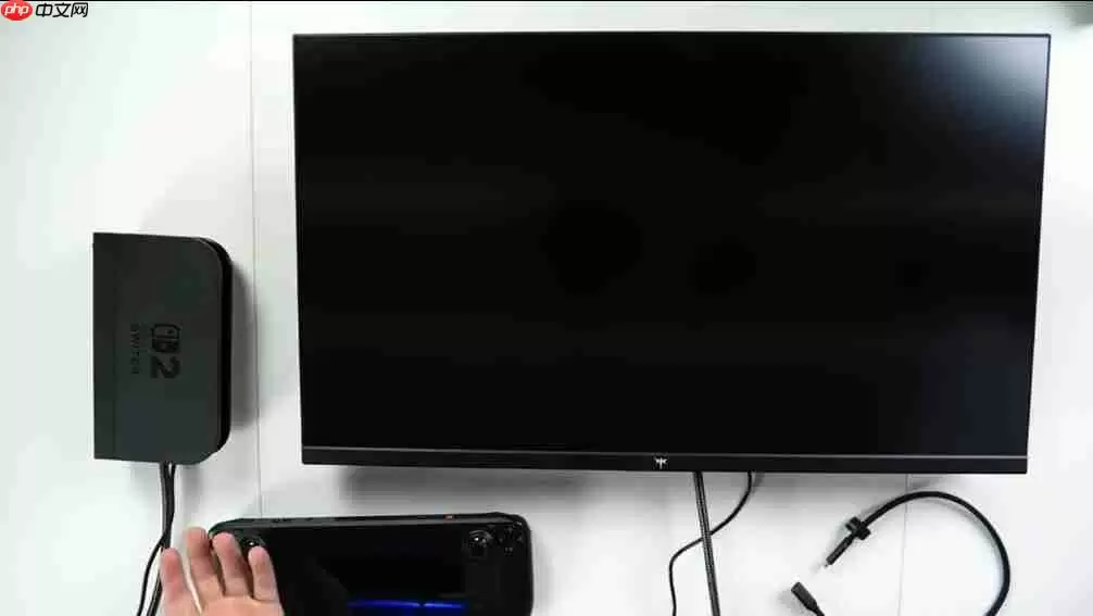 博主用Steam Deck破解Switch2底座秘密 实锤支持VRR