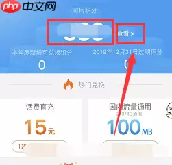 中国移动网上营业厅怎么查积分 查积分方法