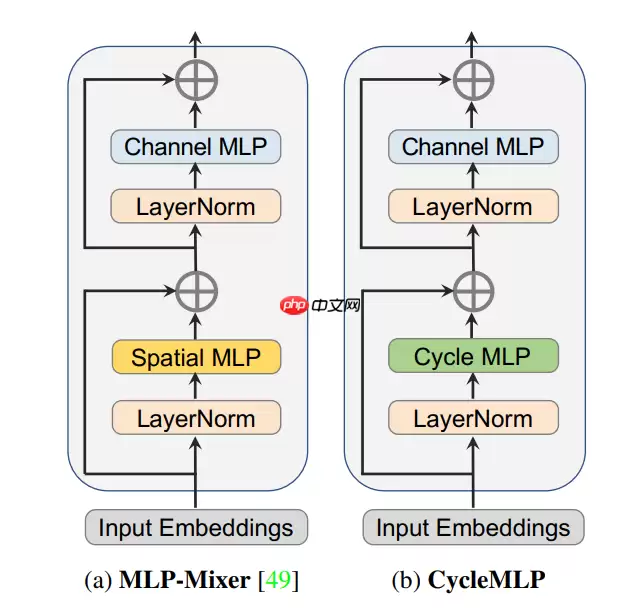 浅析并实现 CycleMLP，一种用于密集预测的类 MLP 模型 - 游乐网