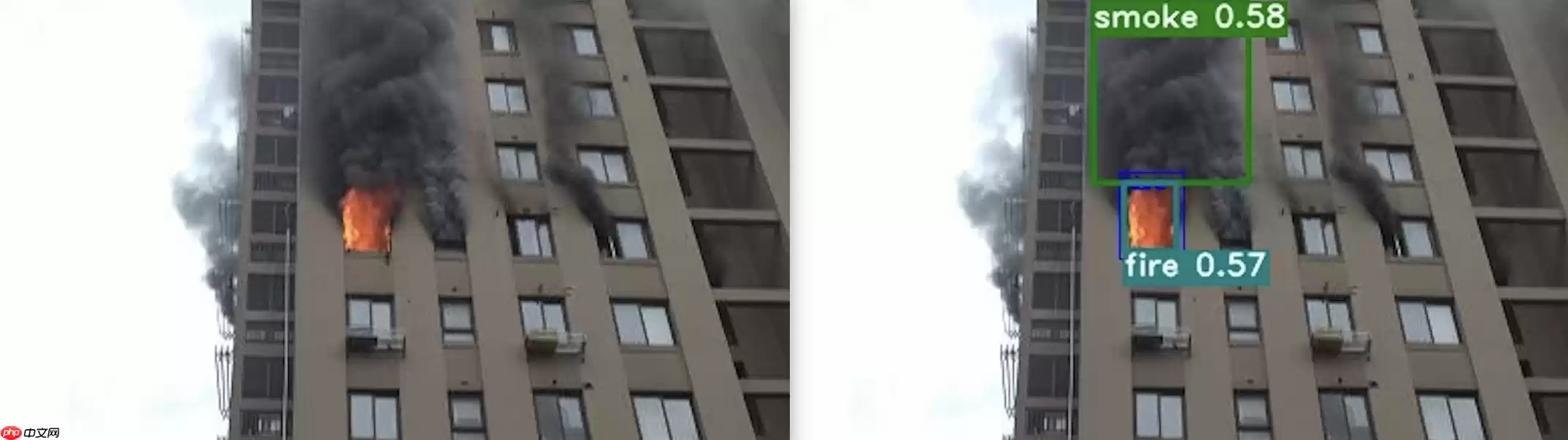 基于PP-YOLOv2的火灾/烟雾检测 - 游乐网