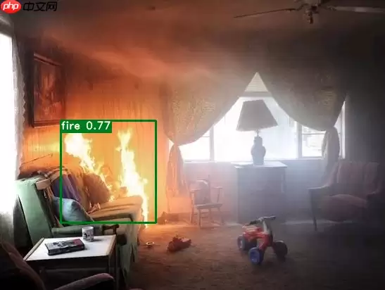 基于PP-YOLOv2的火灾/烟雾检测 - 游乐网