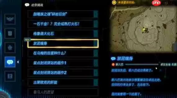 塞尔达传说王国之泪淤泥缠身任务怎么做-淤泥缠身任务攻略