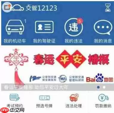 交管12123违章查询怎么使用 交管12123违章查询使用教程