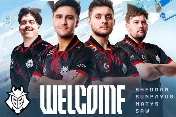 G2完成2025赛季阵容重组：SunPayus、MATYS、sAw及sheddaN加盟 