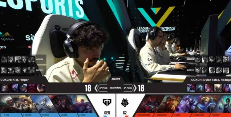 GEN 2-1力克G2晋级EWC电竞世界杯决赛 