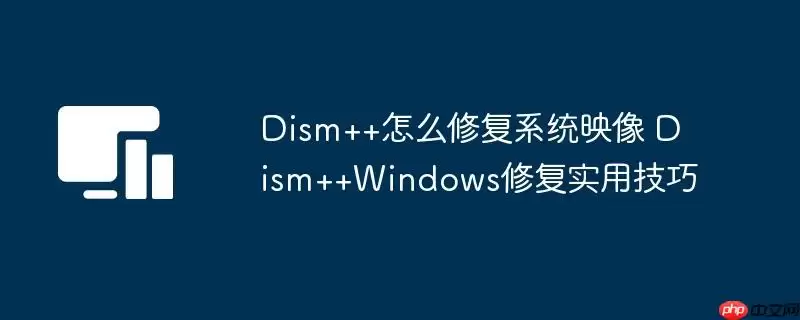 Dism++怎么修复系统映像 Dism++Windows修复实用技巧