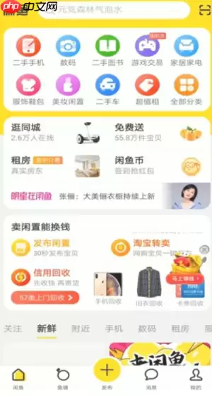 闲鱼租房如何私聊别人 闲鱼租房怎样私聊别人