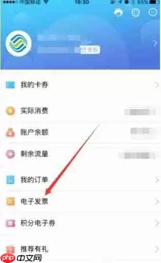 中国移动网上营业厅怎么开票 中国移动网上营业厅开票方法