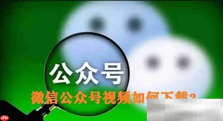 微信公众号视频怎么下载？（亲测可行详细下载步骤）