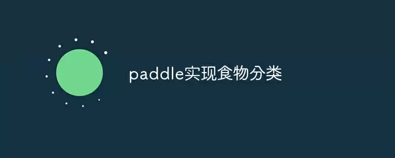paddle实现食物分类 - 游乐网