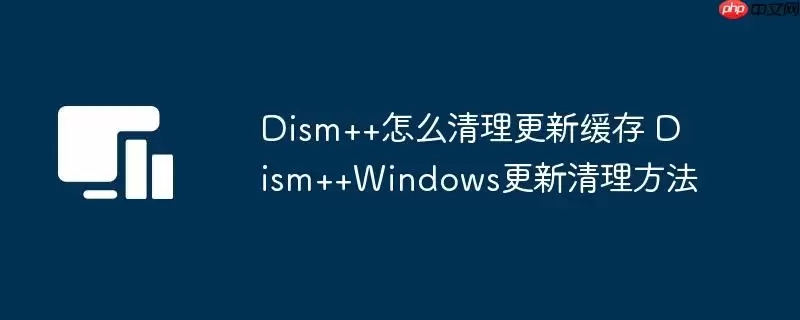 Dism++怎么清理更新缓存 Dism++Windows更新清理方法