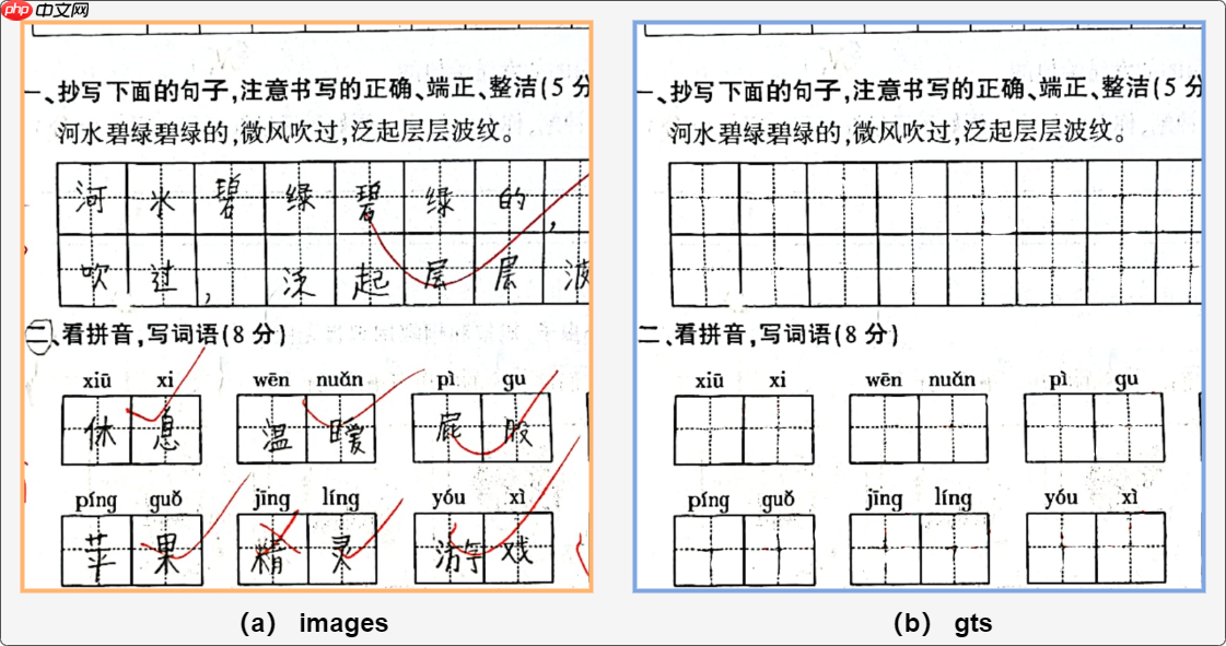 试卷手写笔迹擦除 -- 百度网盘AI大赛：手写文字擦除第5名方案 - 游乐网