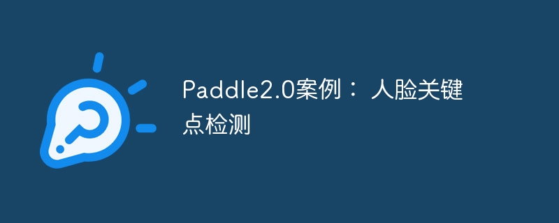 paddle2.0案例： 人脸关键点检测 - 游乐网
