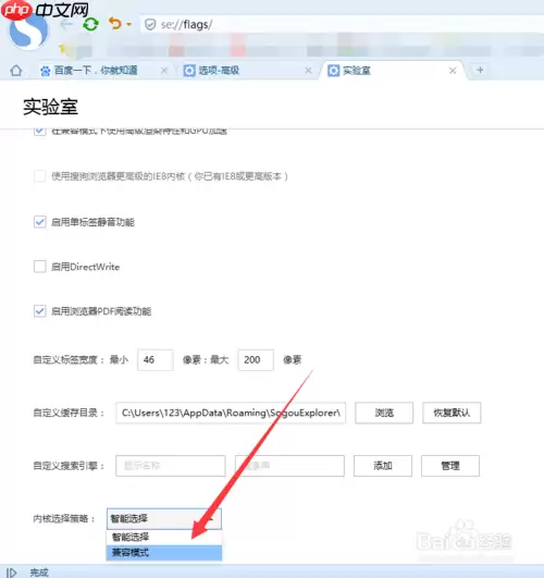 搜狗浏览器怎么设置兼容模式 设置兼容模式方法